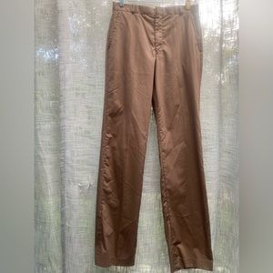 Vintage B.P. Britches brown flat front 70’s chino dress pant high waist